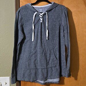 SO Perfectly Soft womens lightweight tunic hoodie
